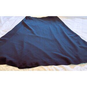 Jones New York Skirt Women’s 12 Black Maxi Long Lined Back Zip Trumpet Flare